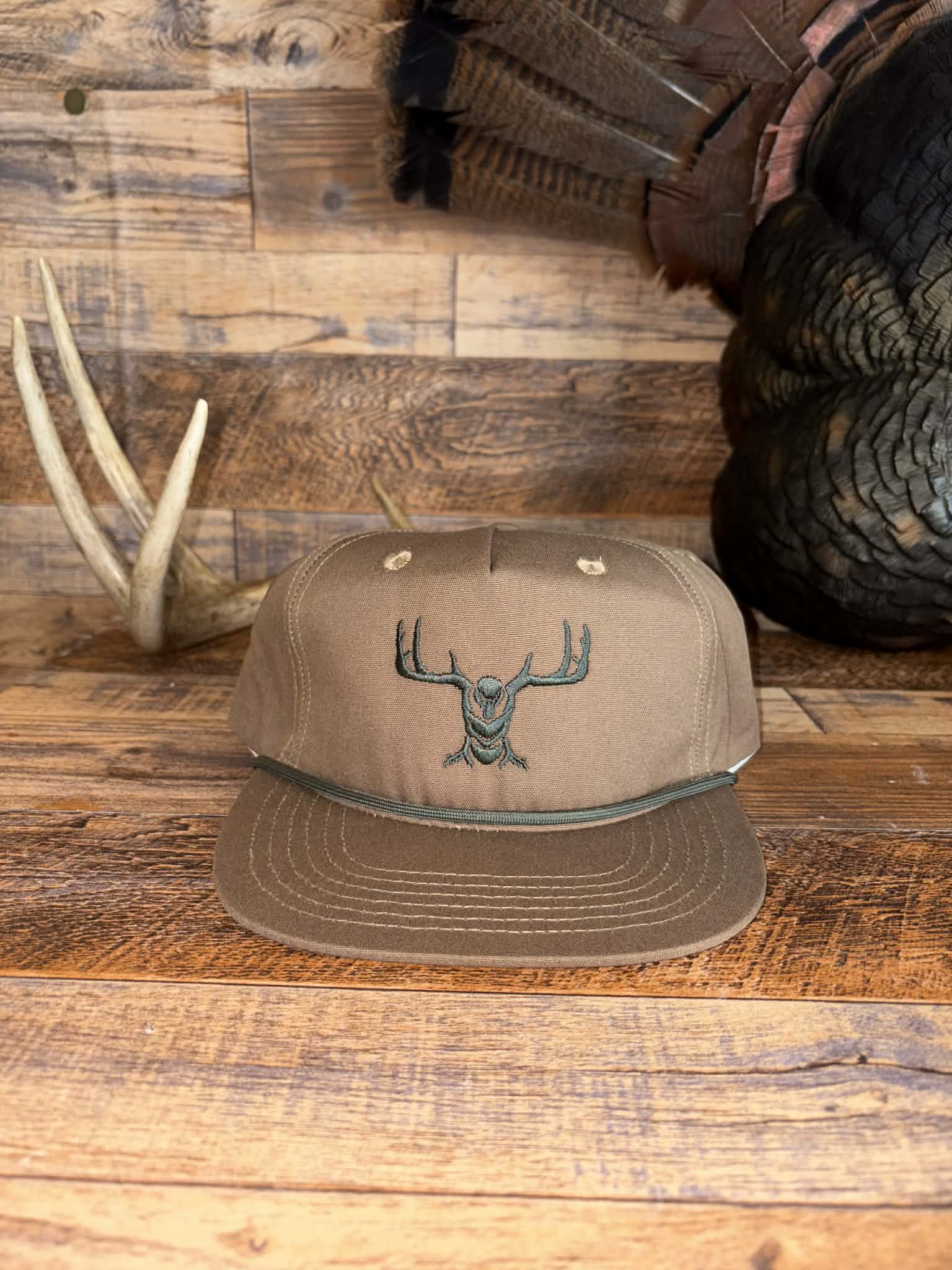 Wild Wade Logo Rope Hat – Brown