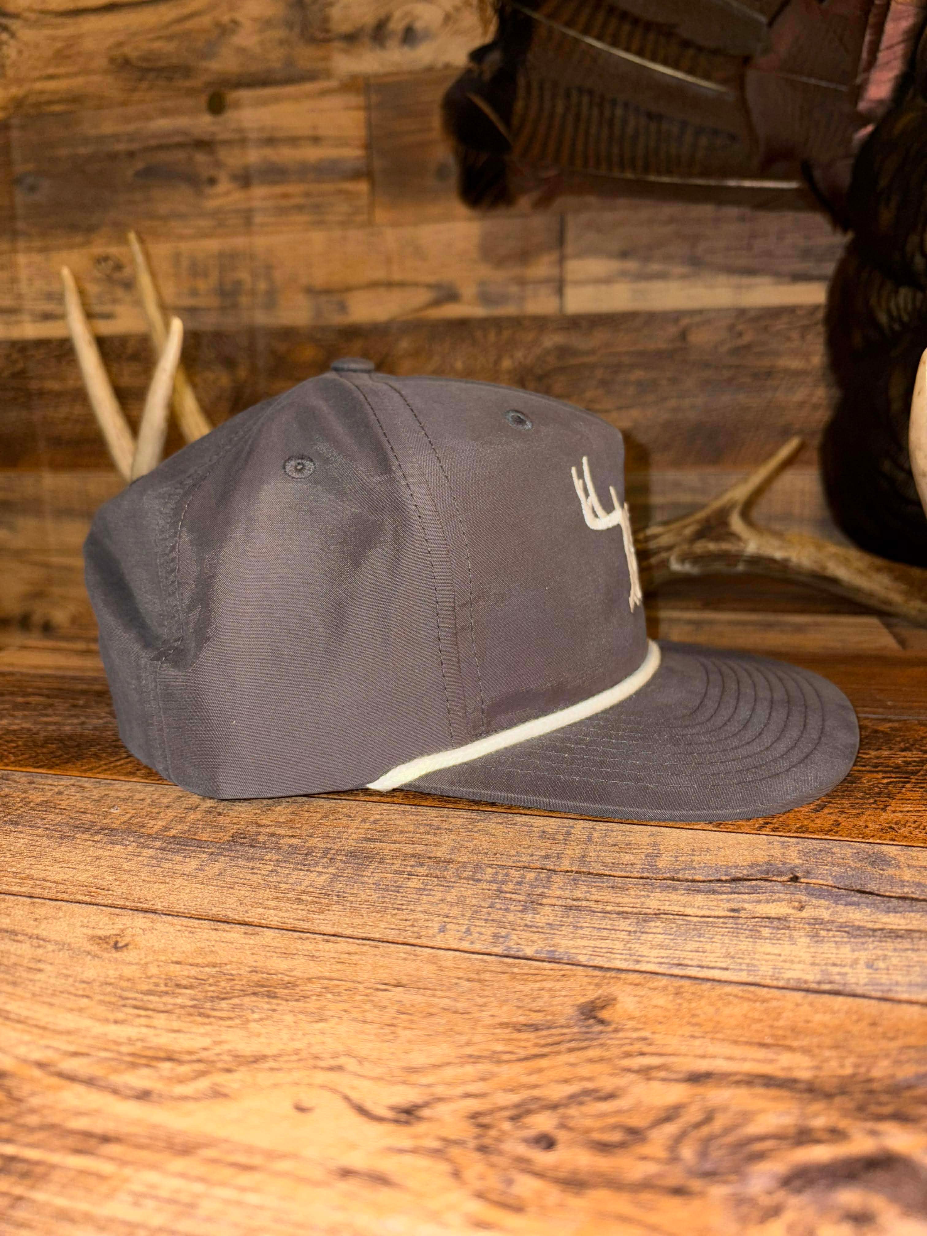 Wild Wade Logo Rope Hat – Gray