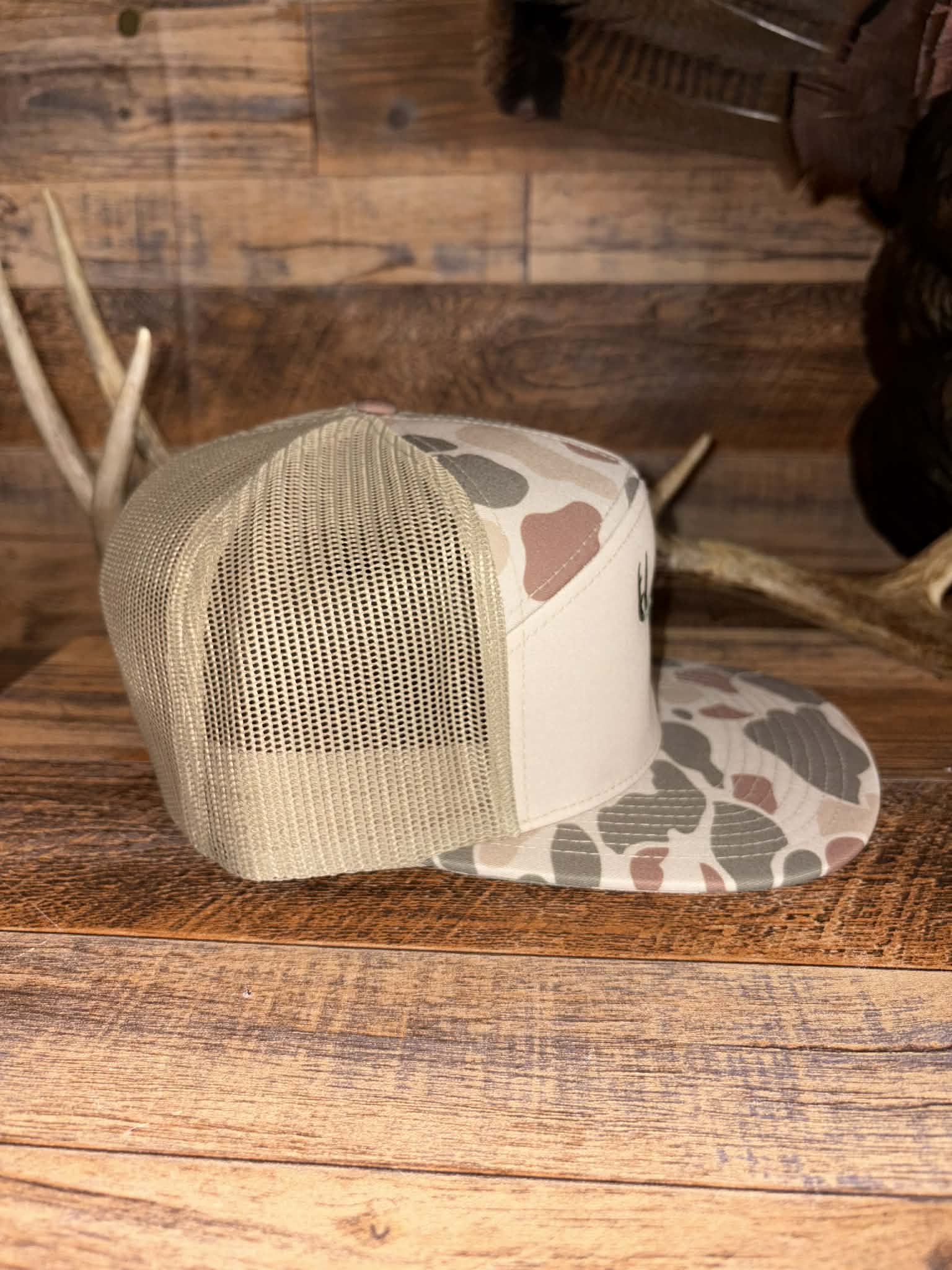 Wild Wade Logo Hat - Duck Camo Tan